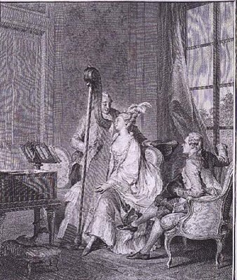 Yhteinen sointu, kaiverrus I.S. Helman (1743-1809) tekijältä Jean Michel the Younger (after) Moreau