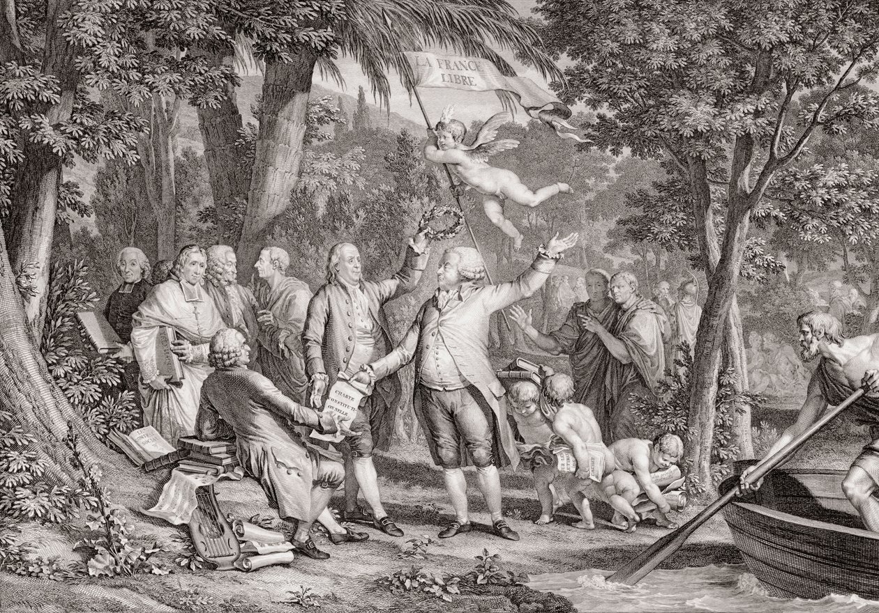Mirabeau (Honore Gabriel Riqueti, Mirabeaun kreivi tekijältä Jean Michel the Younger Moreau