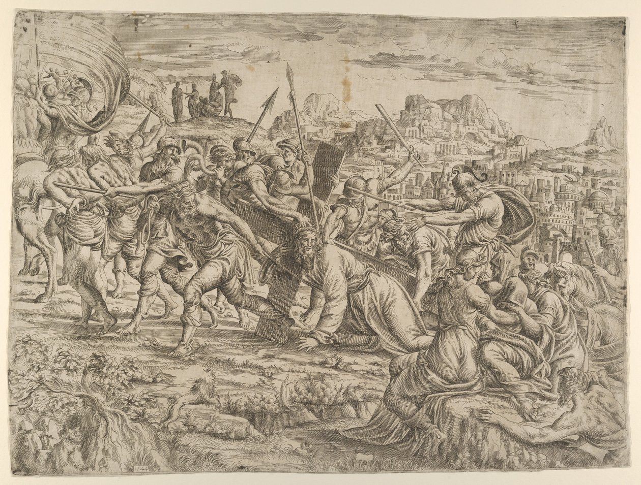 Ristin kantaminen, 1544. tekijältä Jean Mignon