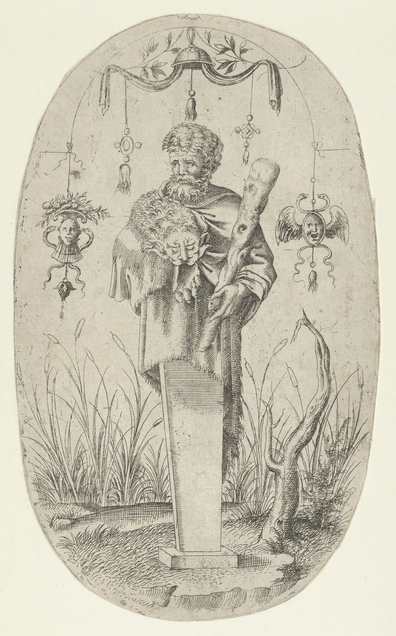 Hercules seuransa kanssa, 1535-55. tekijältä Jean Mignon