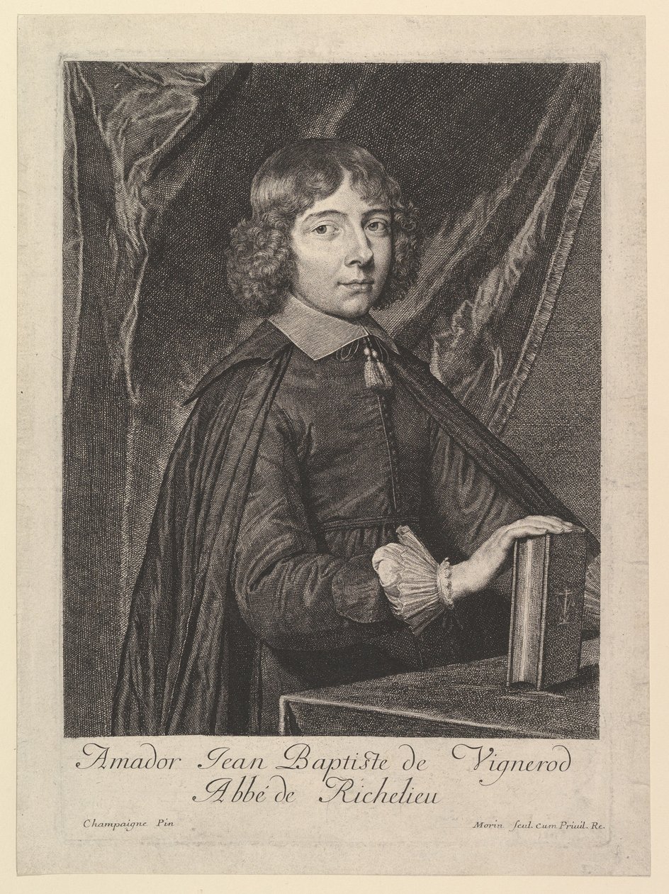 Amador Jean-Baptiste de Vignerod, abat de Richelieu. finlandès tekijältä Jean Morin