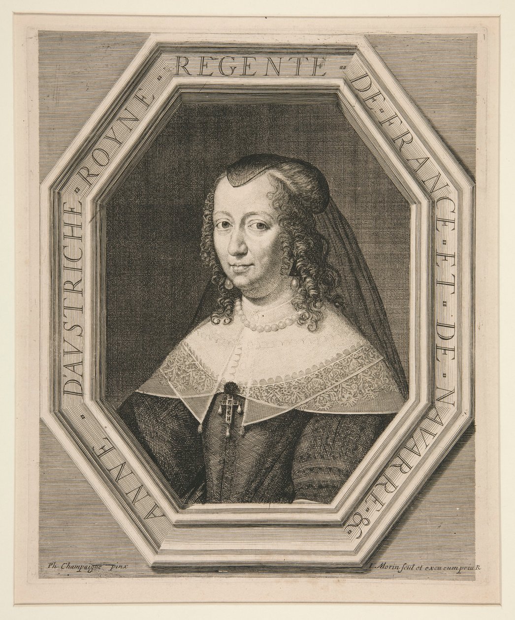 Anna Itävalta (1601-1666) tekijältä Jean Morin