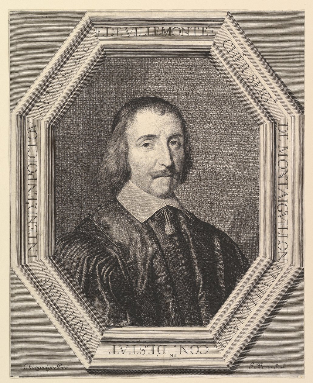 Francois de Villemontee, ritarikunnan konsultti. tekijältä Jean Morin