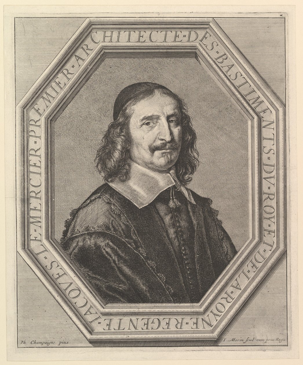 Jacques Le Mercier, kuninkaan arkkitehti. tekijältä Jean Morin