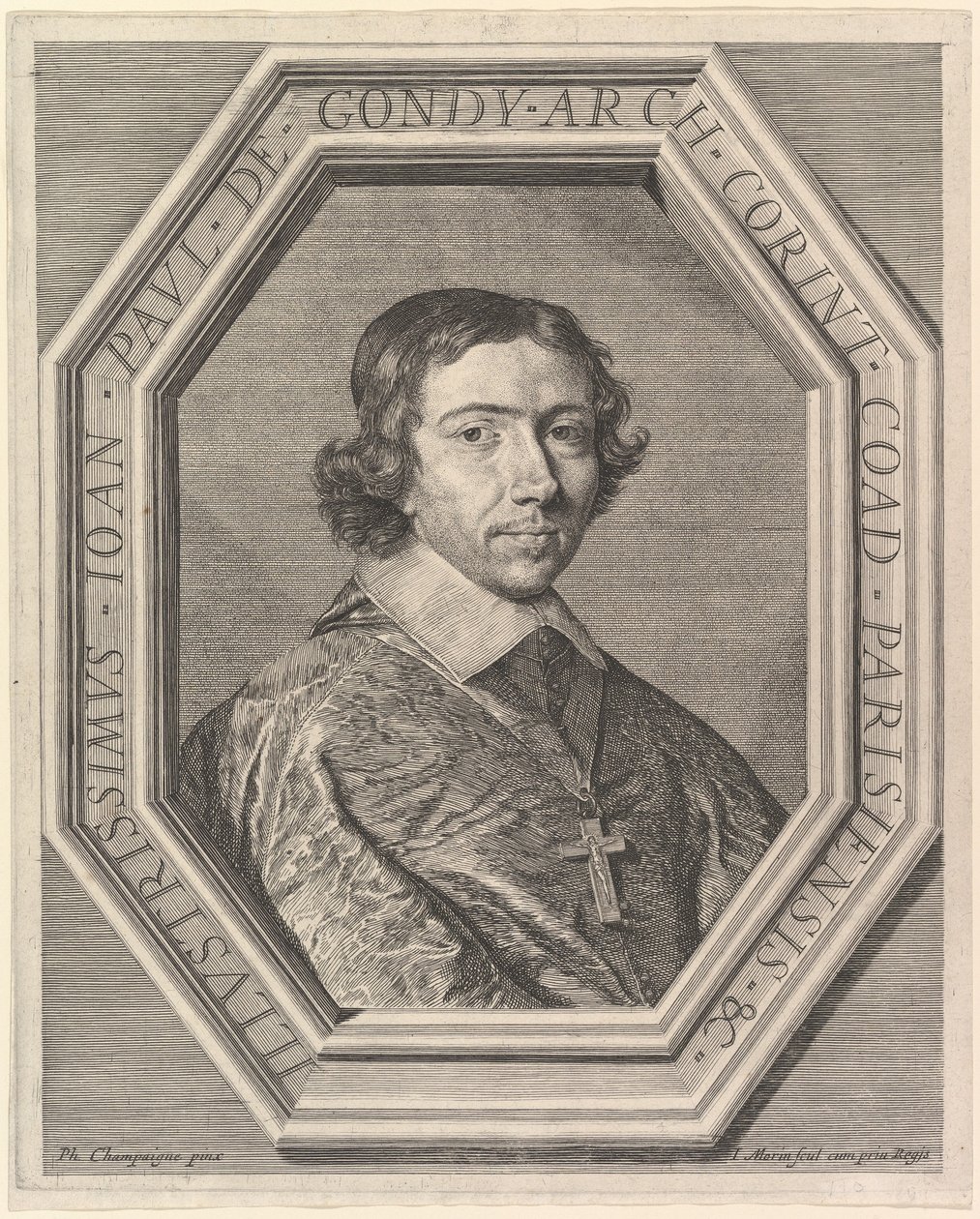 Jean-Francois-Paul de Gondy, Pariisin arkkipiispan koadjutori, tuleva Retzin kardinaali. tekijältä Jean Morin