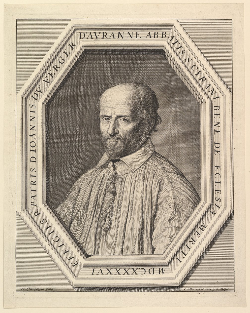 Jean Duvergier de Hauranne, Saint-Cyranin apotti. tekijältä Jean Morin