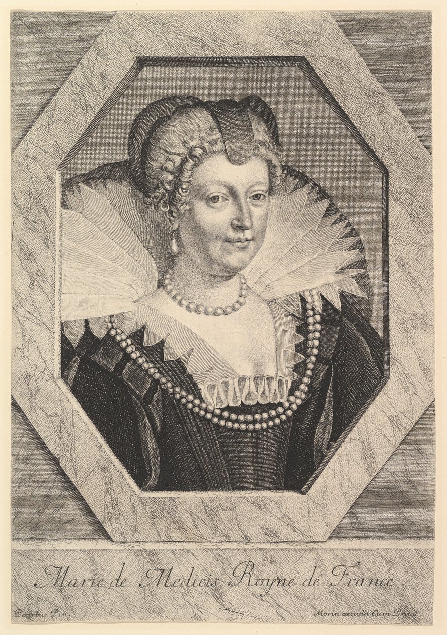 Marie de Medici, rene de France. tekijältä Jean Morin