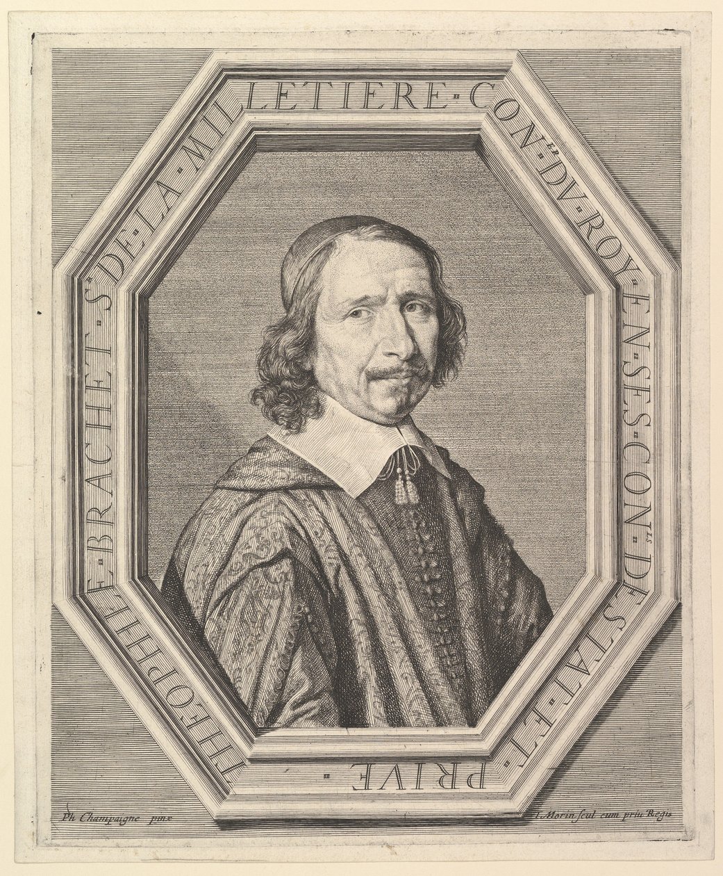 Theophile Brachet de la Milletiere, kuninkaan neuvonantaja. tekijältä Jean Morin