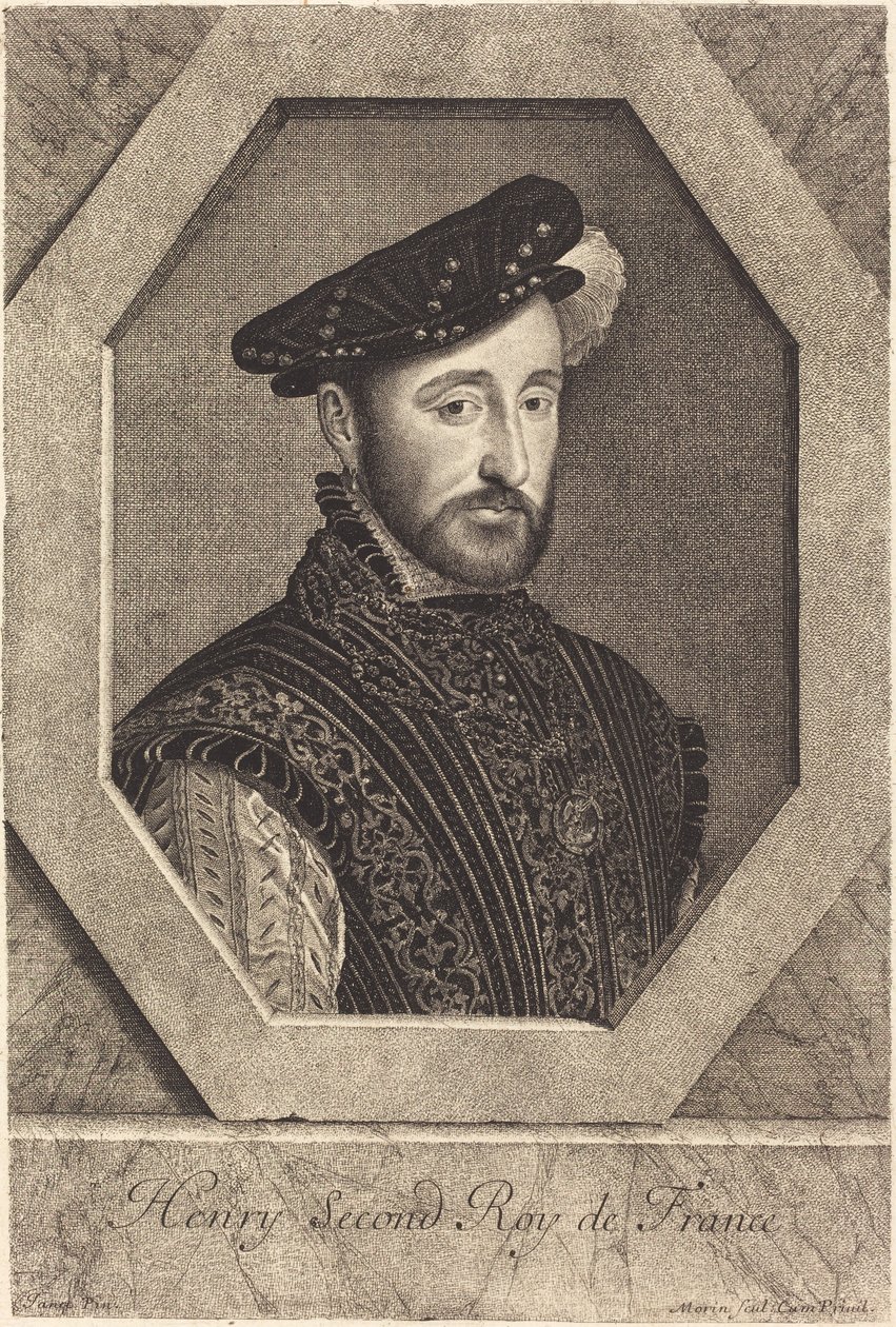 Henrik II tekijältä Jean Morin after François Clouet