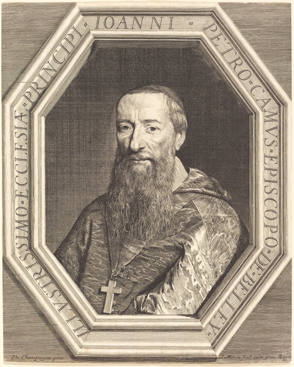 Jean-Pierre Camus tekijältä Jean Morin after Philippe de Champaigne