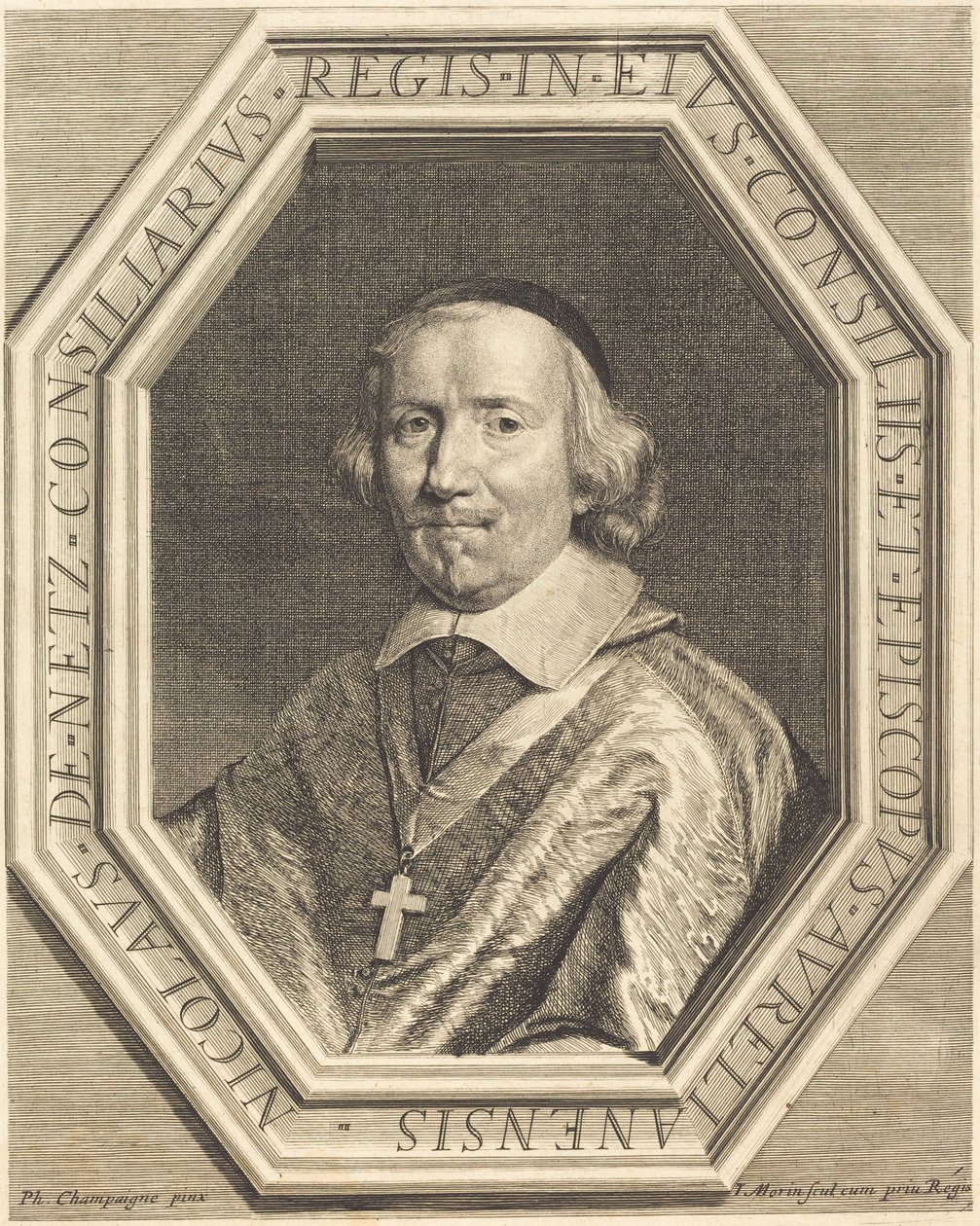 Nicolas de Netz tekijältä Jean Morin after Philippe de Champaigne