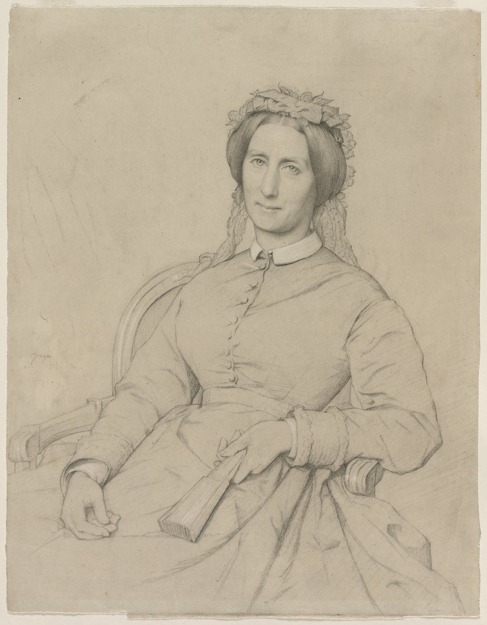 Madame Hippolyte Flandrin (Aimee Ancelot) tekijältä Jean Paul Flandrin