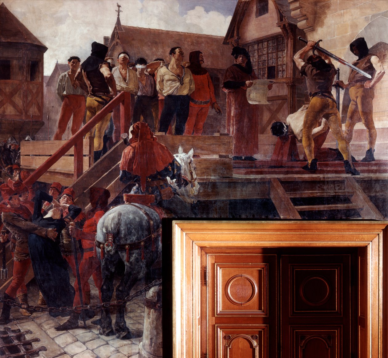 Jean Desmartesin teloitus, 1383 1800-luvun alku tekijältä Jean Paul Laurens