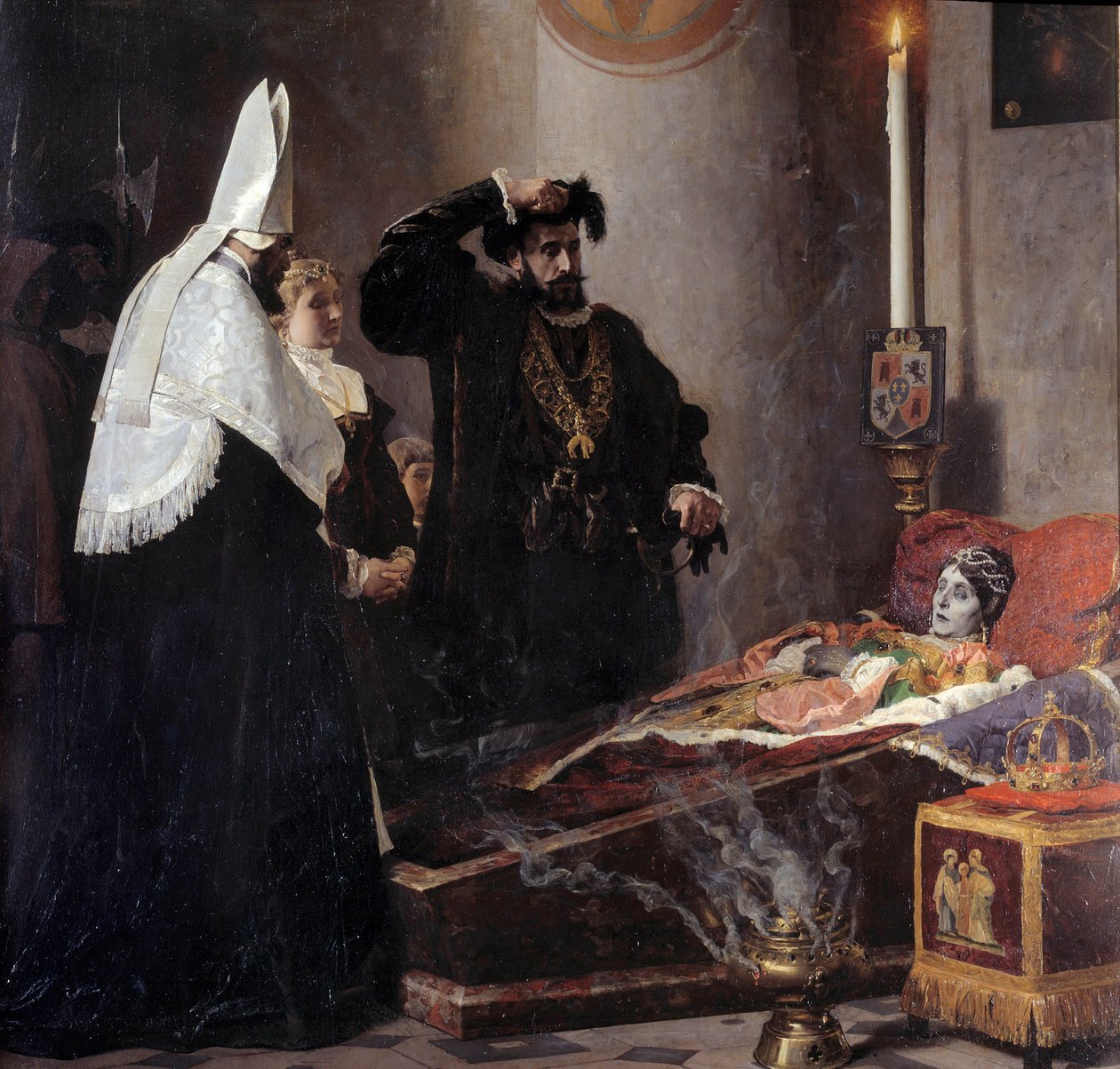 Francois Borgia (Saint Francis Borgia) tekijältä Jean Paul Laurens