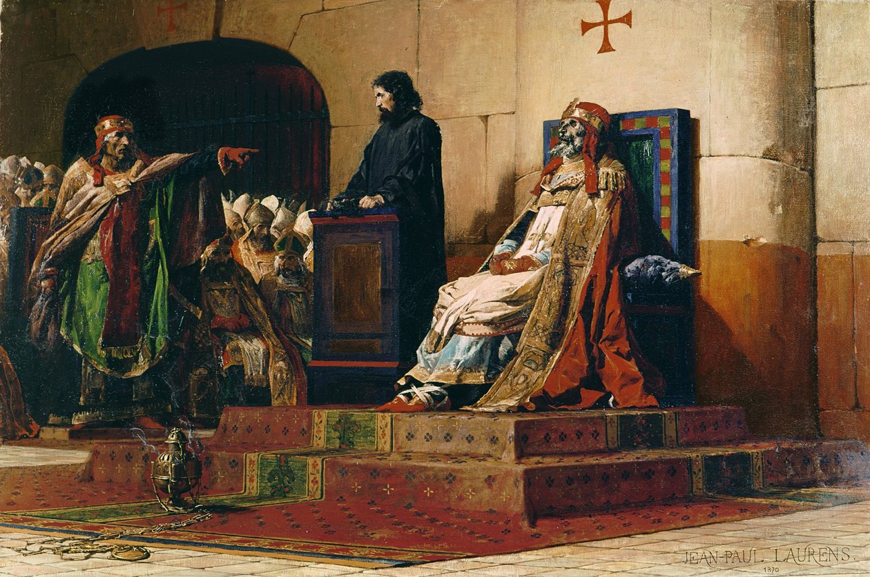 Paavi Formosus ja Stefanus VII, 1870 tekijältä Jean Paul Laurens