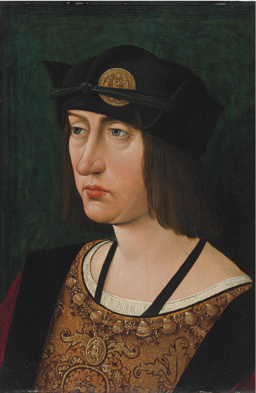 Ludvig XII:n muotokuva, Ranskan kuningas 1498-1515 tekijältä Jean Perreal