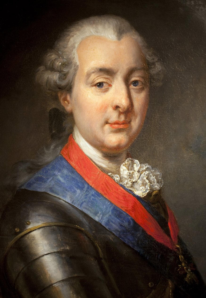 Muotokuva Louis Jean Marie de Bourbonista, Penthievren herttuasta (1725-1793), suuramiraalista ja suojelijasta. Jean-Pierre Franquen (1774-1860) maalaus Öljy kankaalle tekijältä Jean Pierre Franque