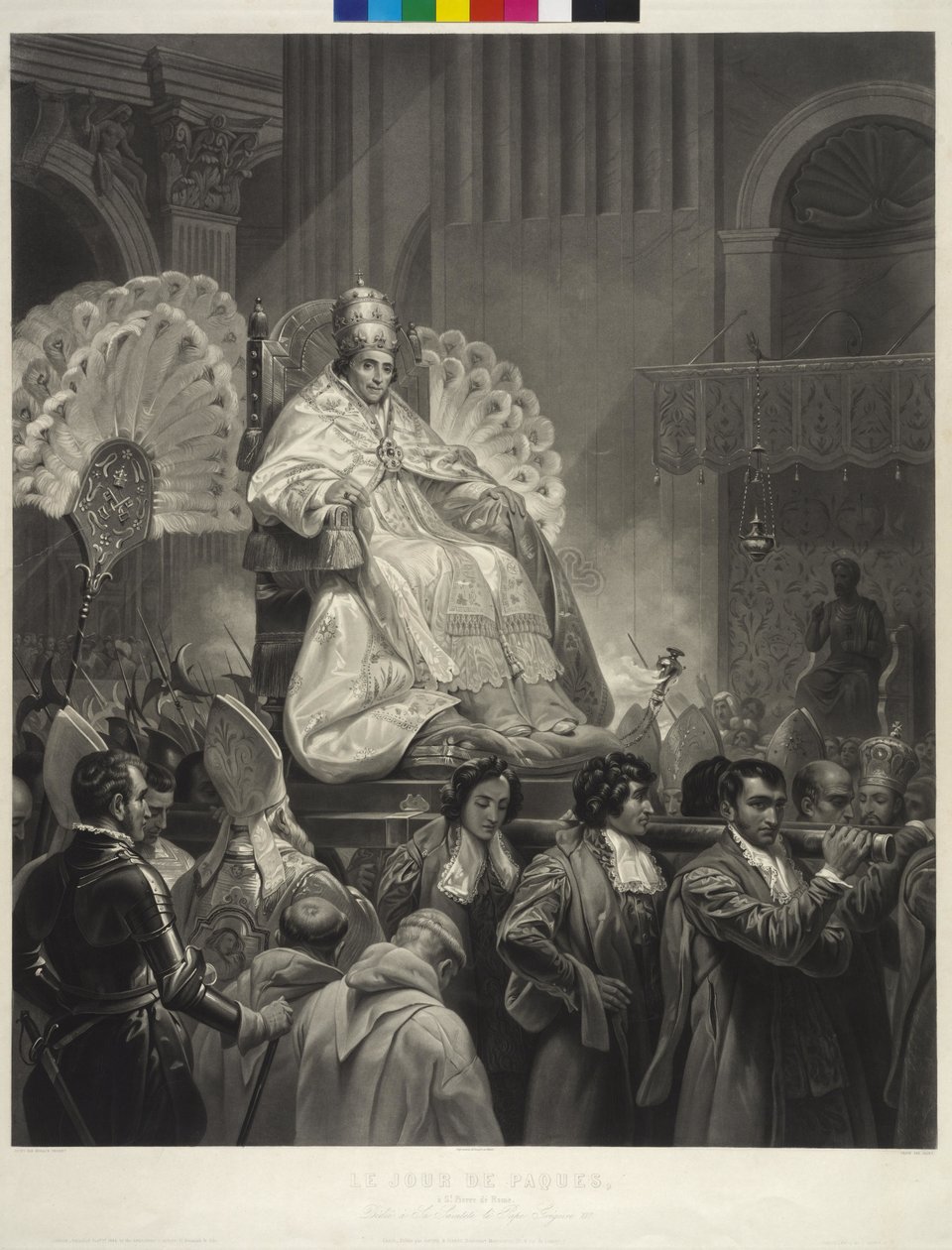 Paavi Pius VII tekijältä Jean Pierre Marie Jazet