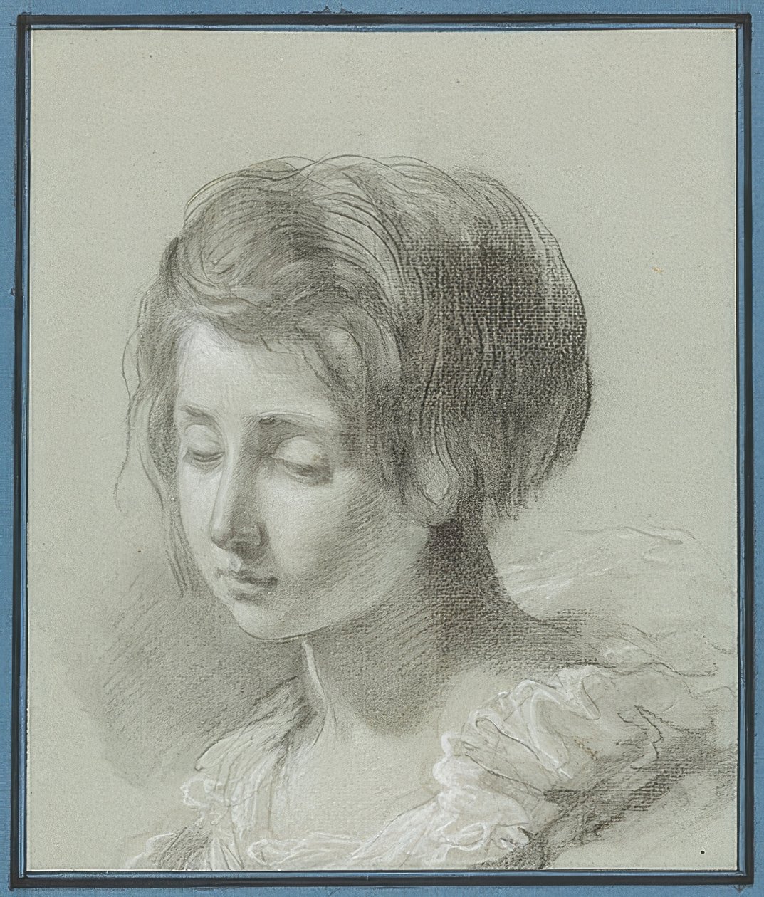 Nuoren naisen muotokuva. Noin 1781 tekijältä Jean Pierre Saint Ours
