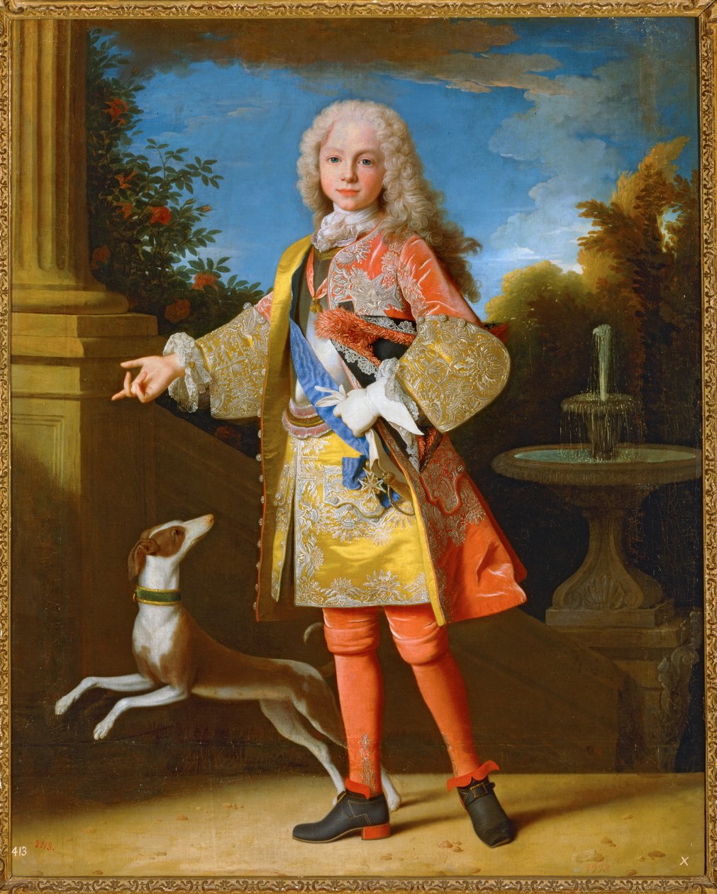 Espanjan Ferdinand VI lapsena ... (maalaus kankaalle) tekijältä Jean Ranc