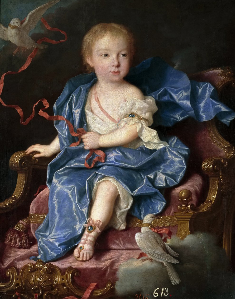 Maria Antonia Ferdinanda Espanjan 1729-1785, tuleva Sardinian kuningatar, 1731. tekijältä Jean Ranc