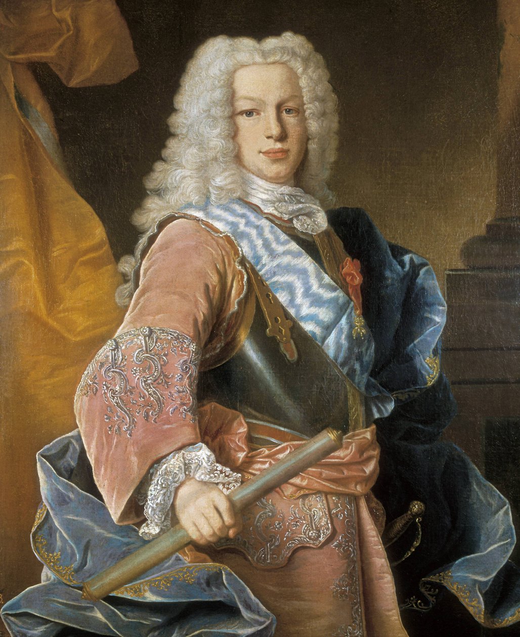 Retrato de Fernando VI. ca. 1734 (óleo sobre tela) finlandês tekijältä Jean Ranc