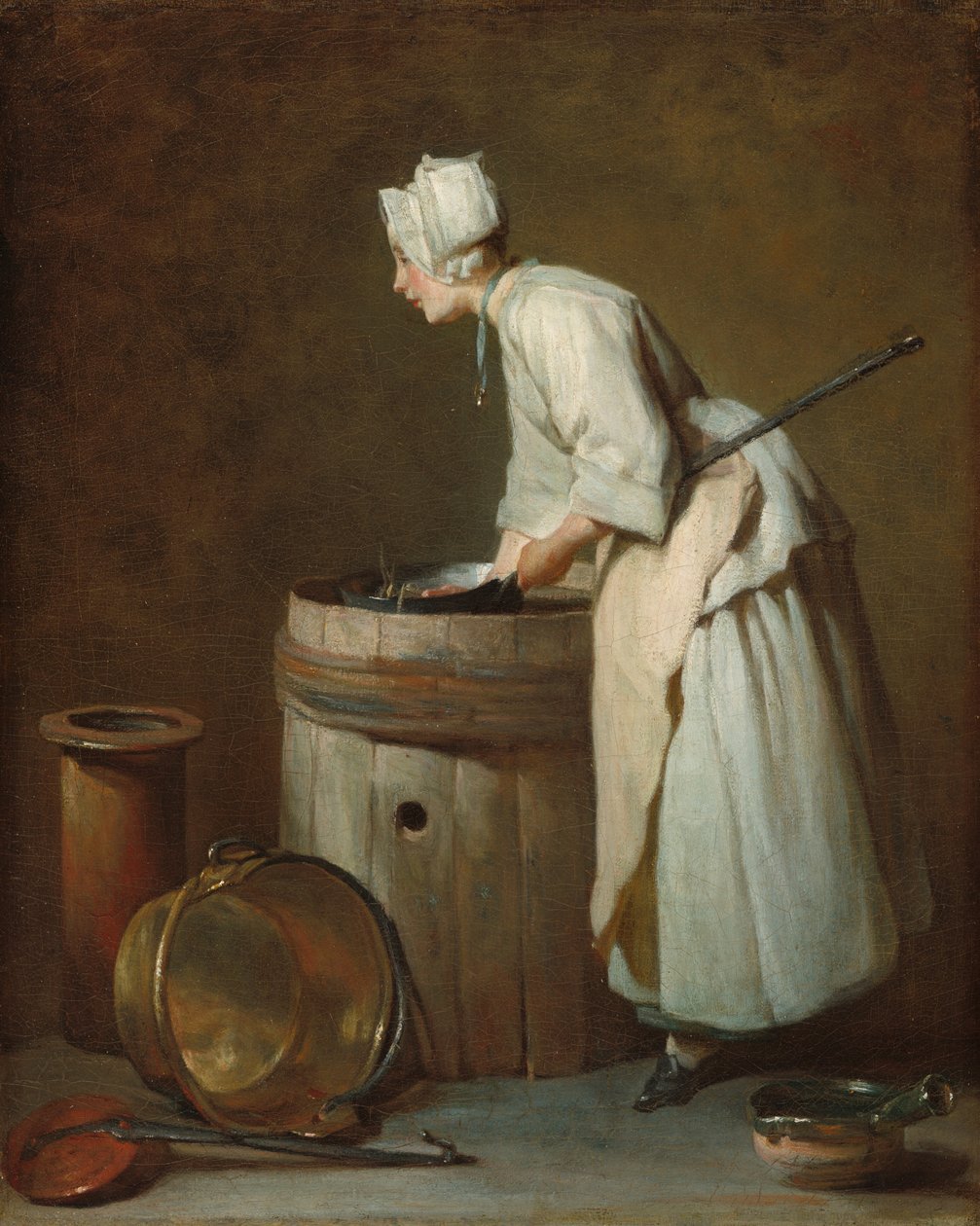 Scullerian piika tekijältä Jean Baptiste Simeon Chardin