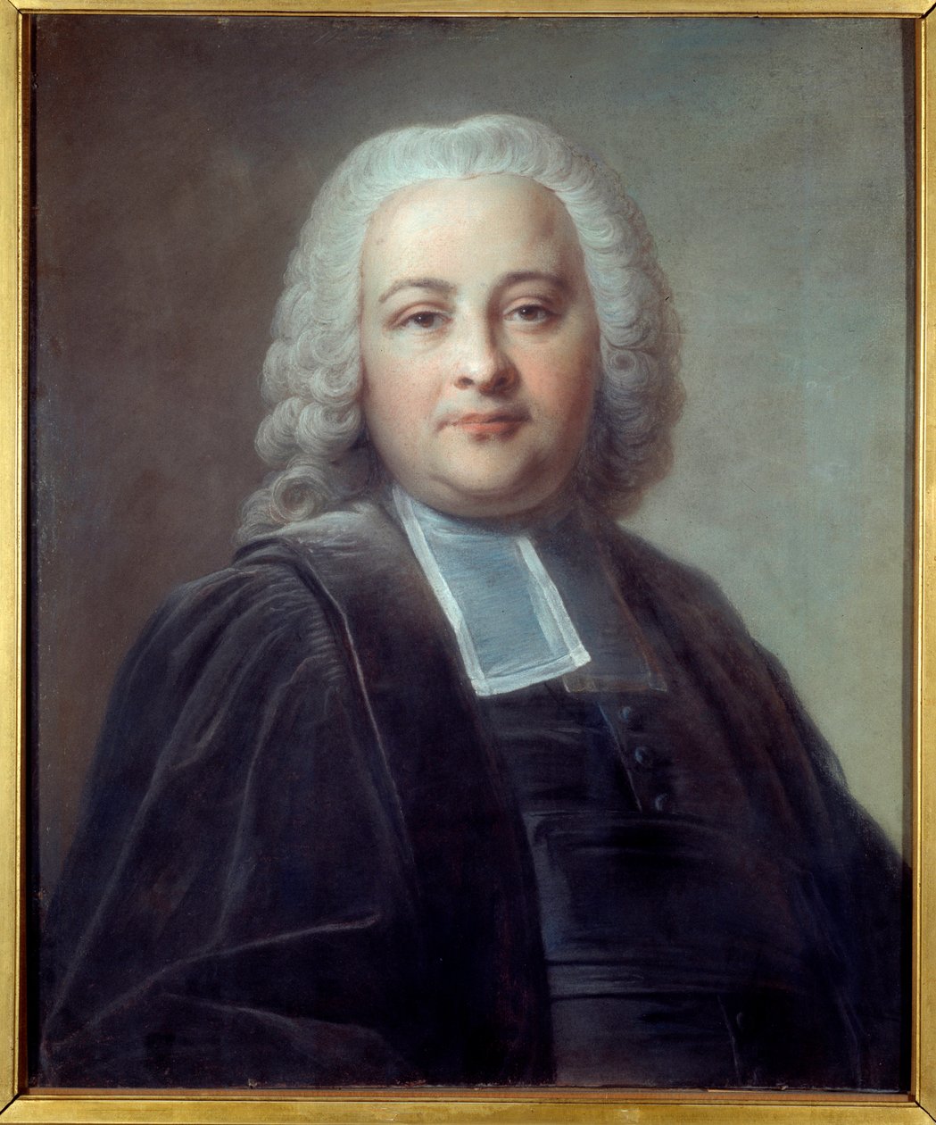 Chretien Guillaume de Lamoignon de Malesherbesin (1721-1794) muotokuva, Kingin asianajaja yleissopimuksen mukaisesti. Pastelli Jean Valade (1709-1787) tekijältä Jean Valade