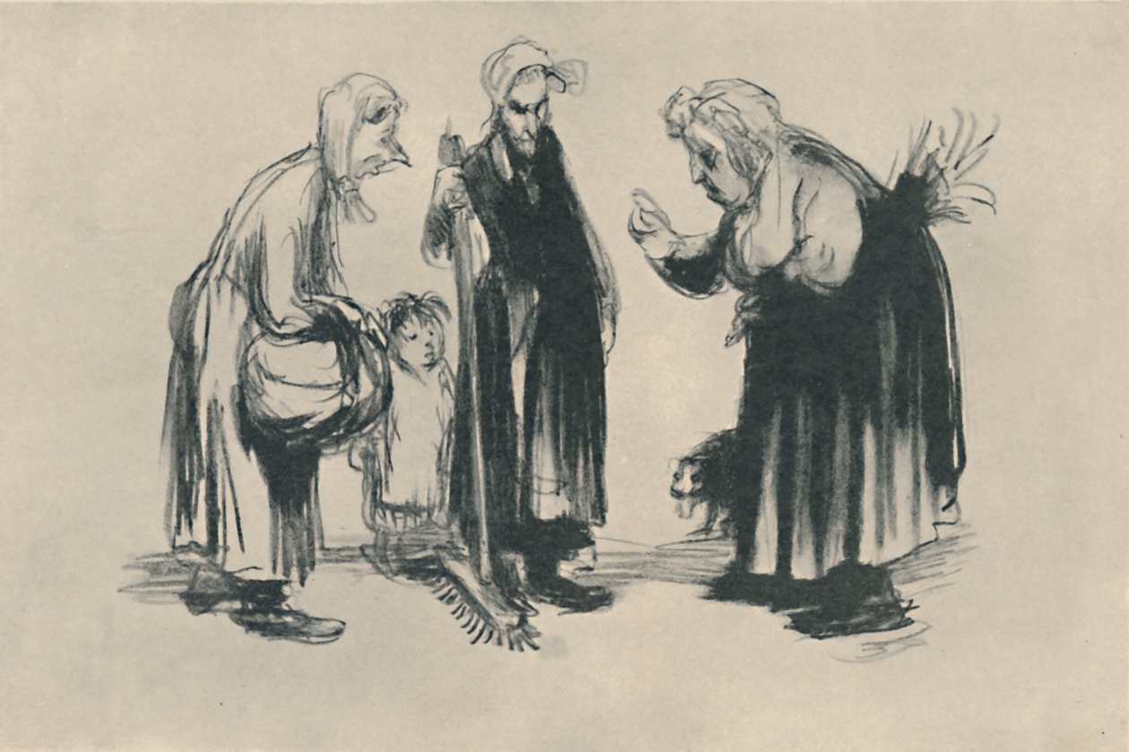 Romaani La Portièressa, 1919 tekijältä Jean Veber