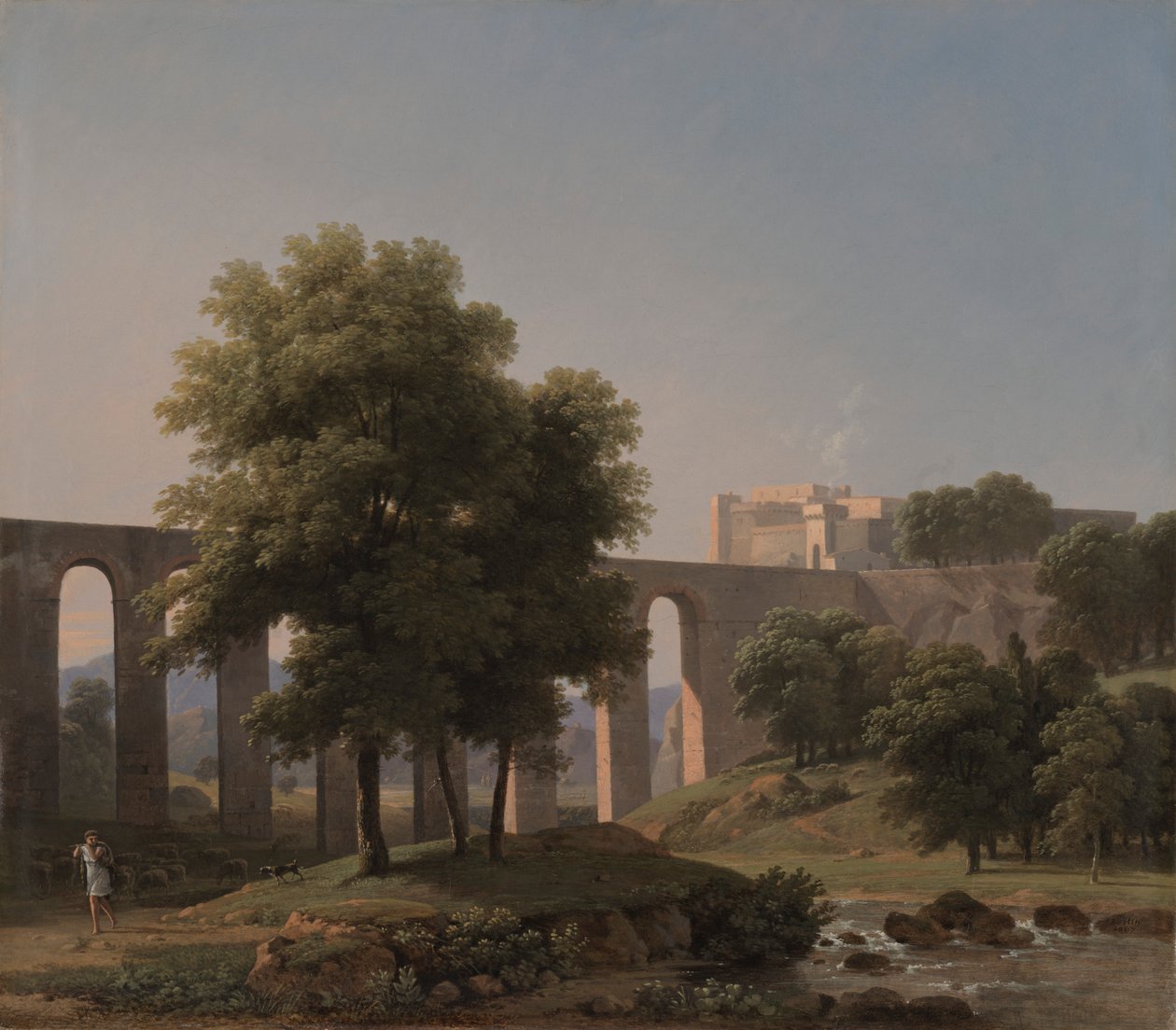 Vesijohto lähellä linnoitusta, 1807. tekijältä Jean Victor Bertin