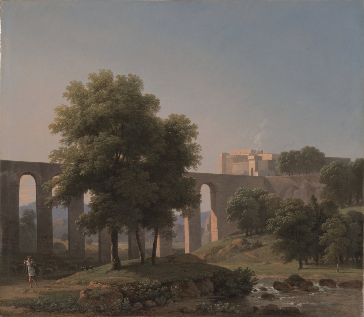 Vesijohto lähellä linnoitusta, 1807 tekijältä Jean Victor Bertin