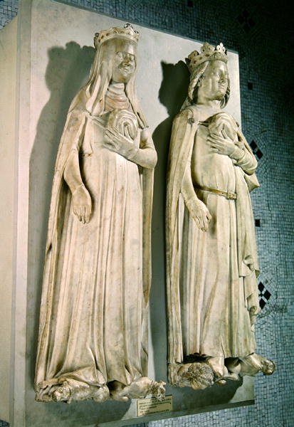 Kaarle IV:n (1295-1328) "Le Bel" ja Jeanne d