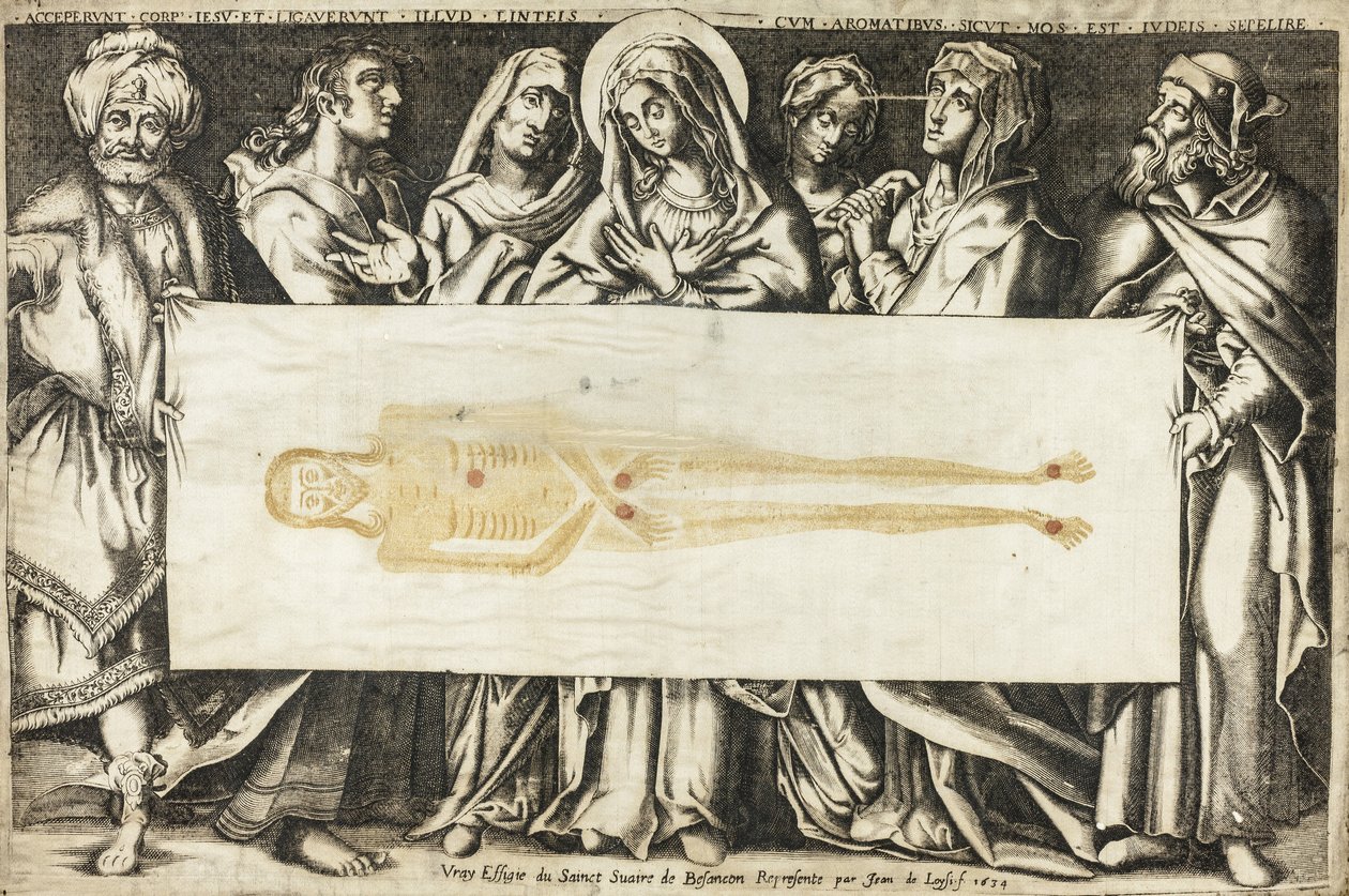 Besançonin pyhä käärinliina, 1634 tekijältä Jean de Loisy