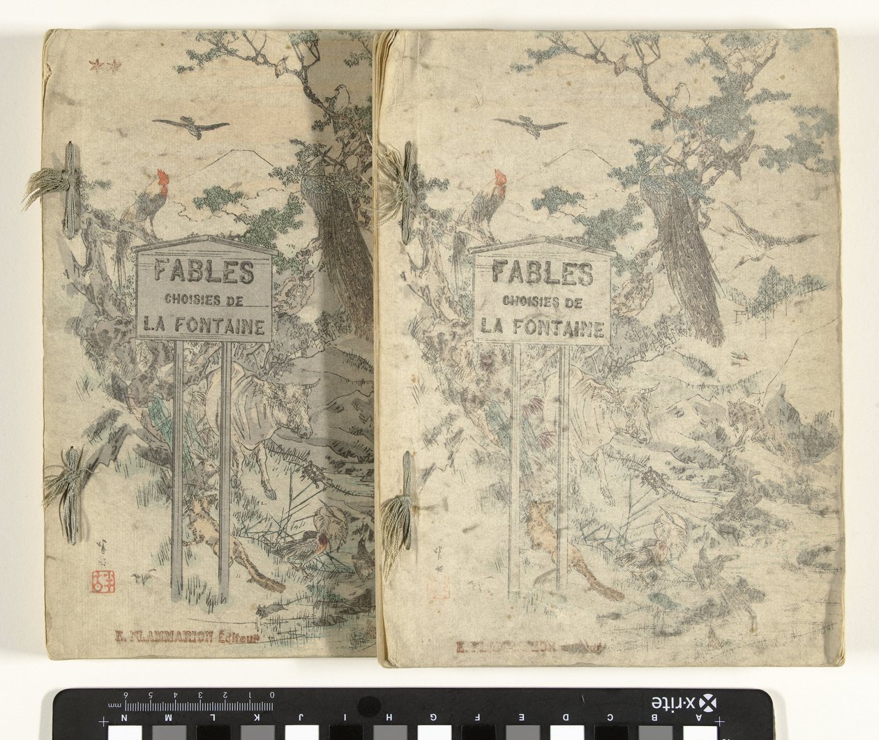 Fabels Van Fontaine Valitut La Fontainen tarut (otsikko esineessä) tekijältä Jean de la Fontaine