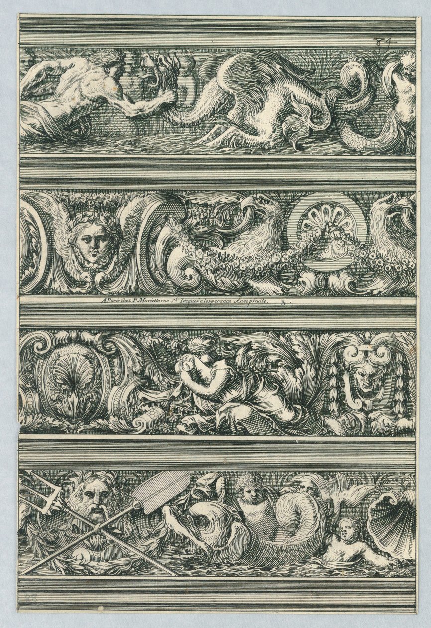 Frises pour les architraves, reunukset, et autres ornements d