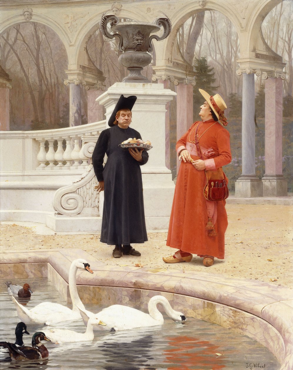 Kakkulautanen, tekijältä Jean or Jehan Georges Vibert