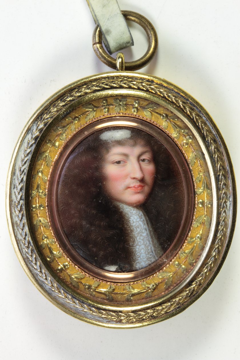 Ludvig XIV, Ranskan kuningas (emali) tekijältä Jean the Elder Petitot