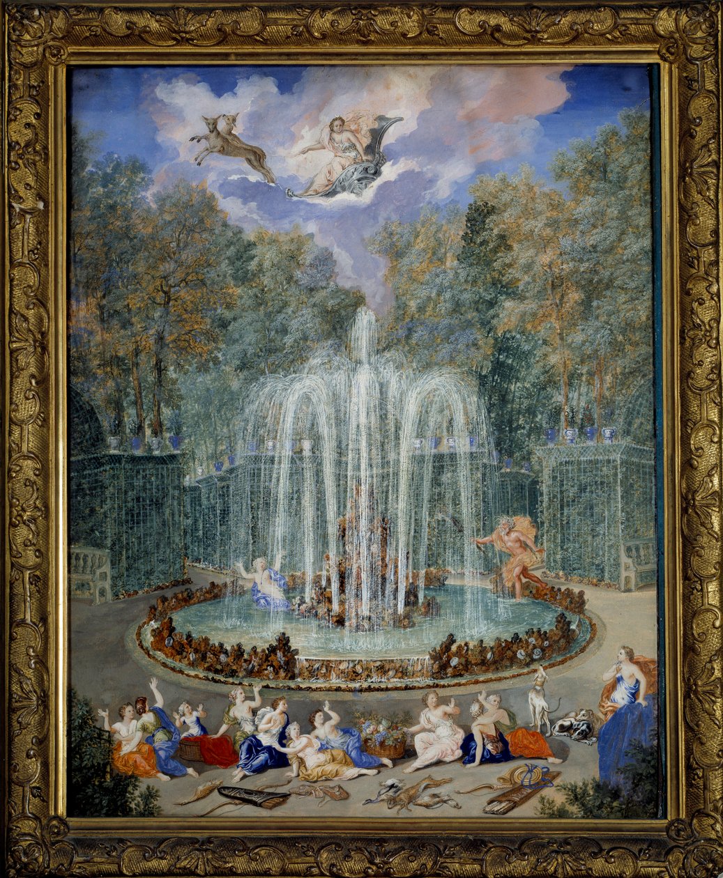 Näkymä tähtilehtoon tai vesivuoreen Versailles