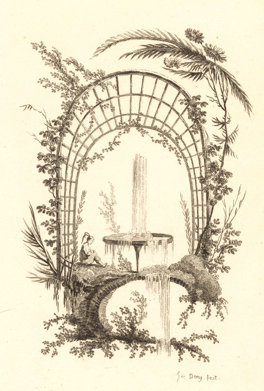Fontaine sous pergola tekijältä Jeanne Deny