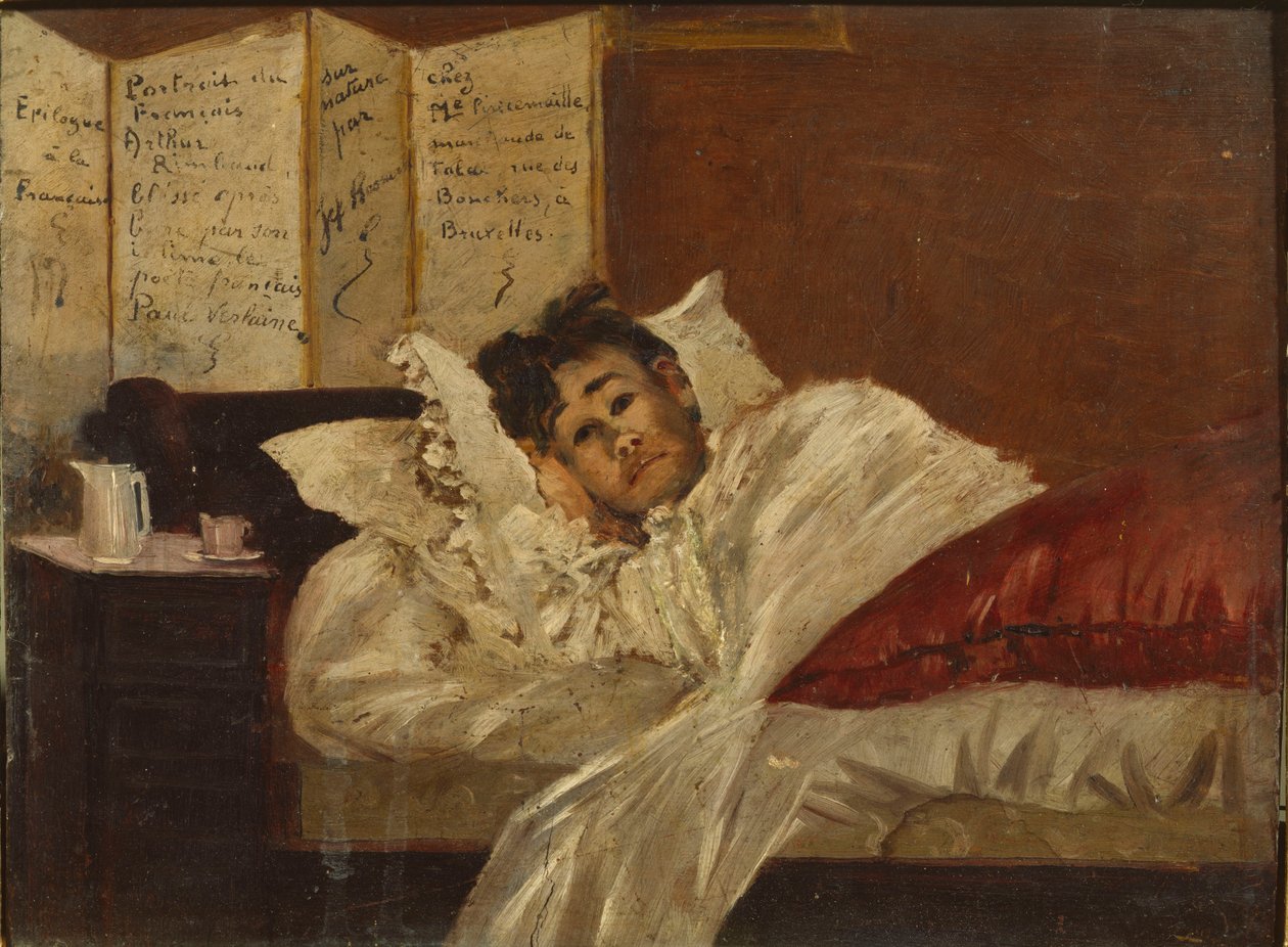 Arthur Rimbaud Brysselin draaman jälkeen, 1873. tekijältä Jef Rosman