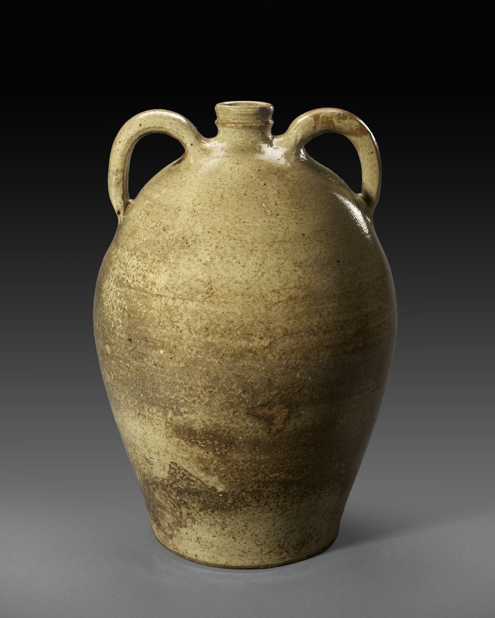 Kannu, c. 1850 (alkalilasitettu kivitavara) tekijältä Jefferson S. Nash Pottery