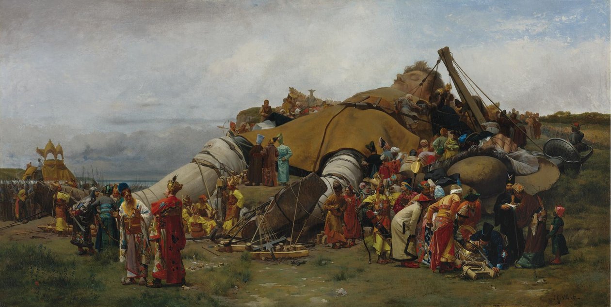 Gulliver ja liliputilaiset tekijältä Jehan Georges Vibert