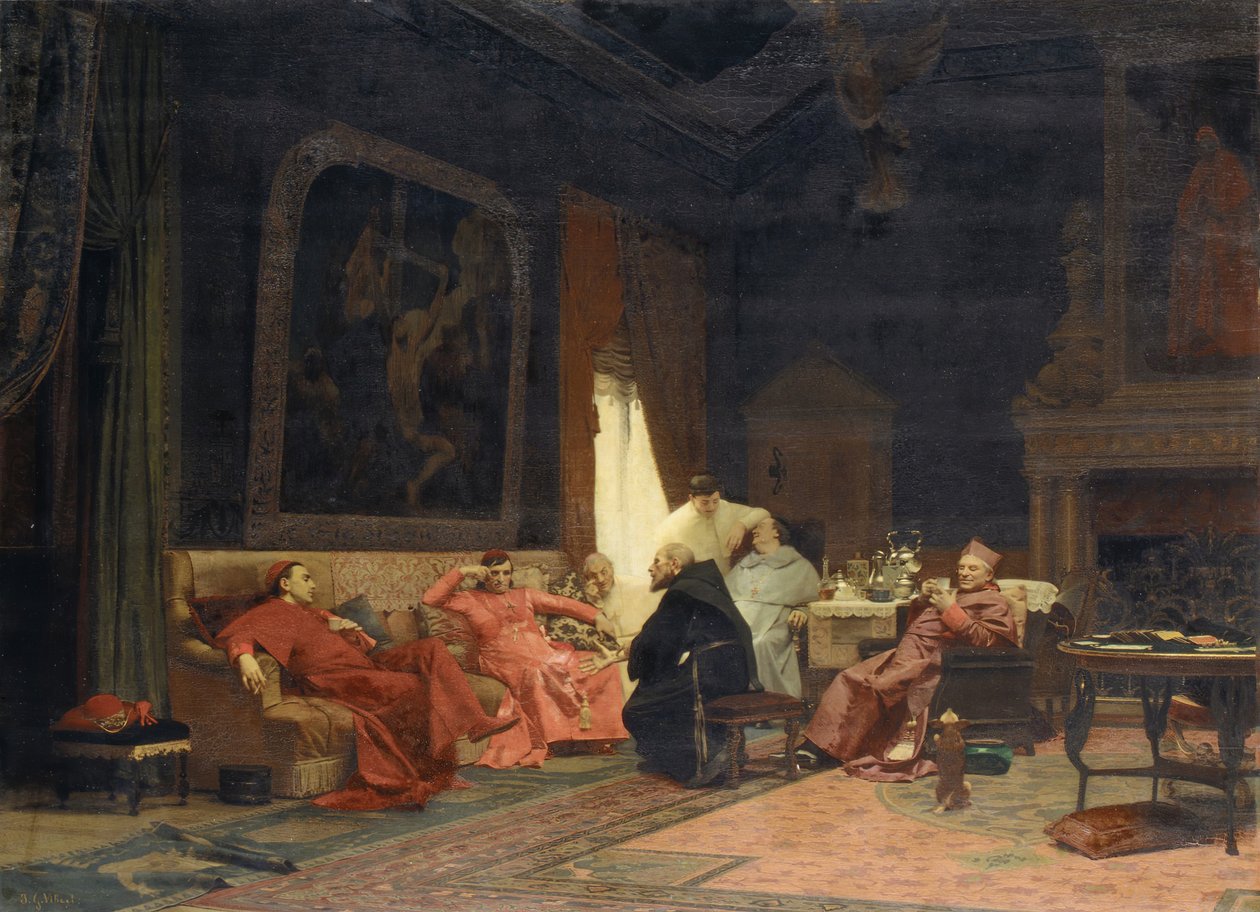 The Missionarys Adventures, n. 1883. tekijältä Jehan Georges Vibert