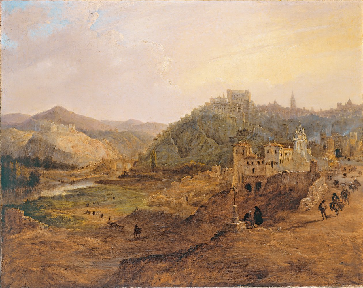 Vista kenraali de Toledo desde la Cruz de los Canónigos tekijältä Jenaro Pérez Villaamil