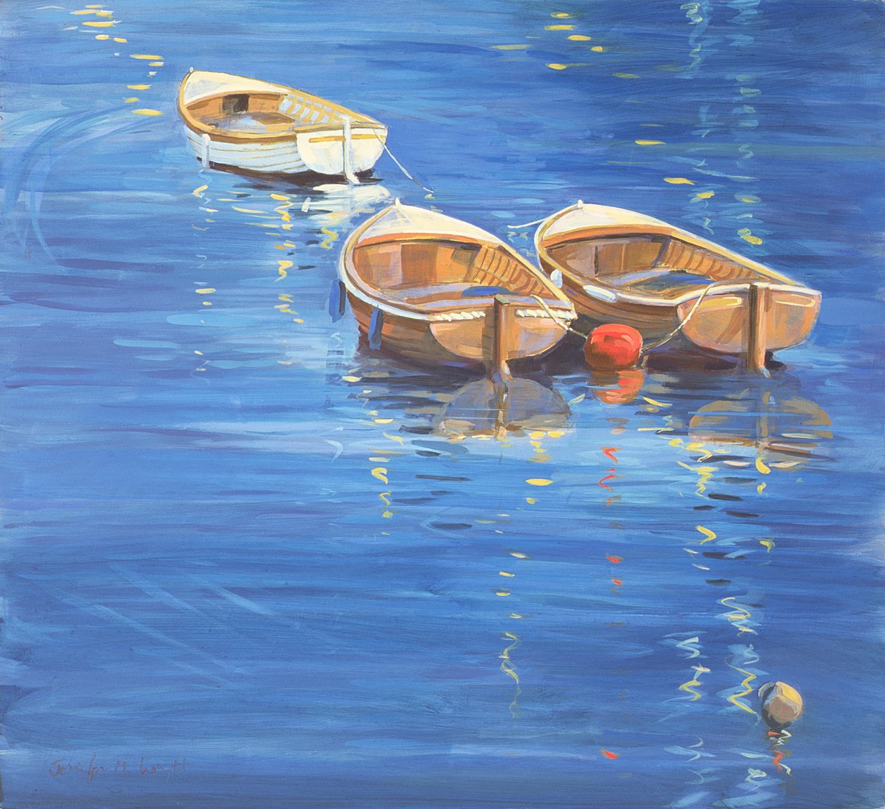 Moored Dinghies, 1998 tekijältä Jennifer Wright
