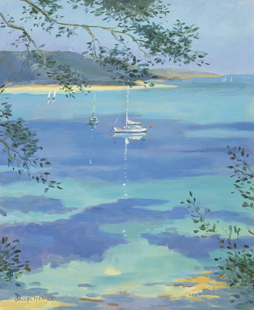 Moored Yacht - Perfect Day, 2000 tekijältä Jennifer Wright