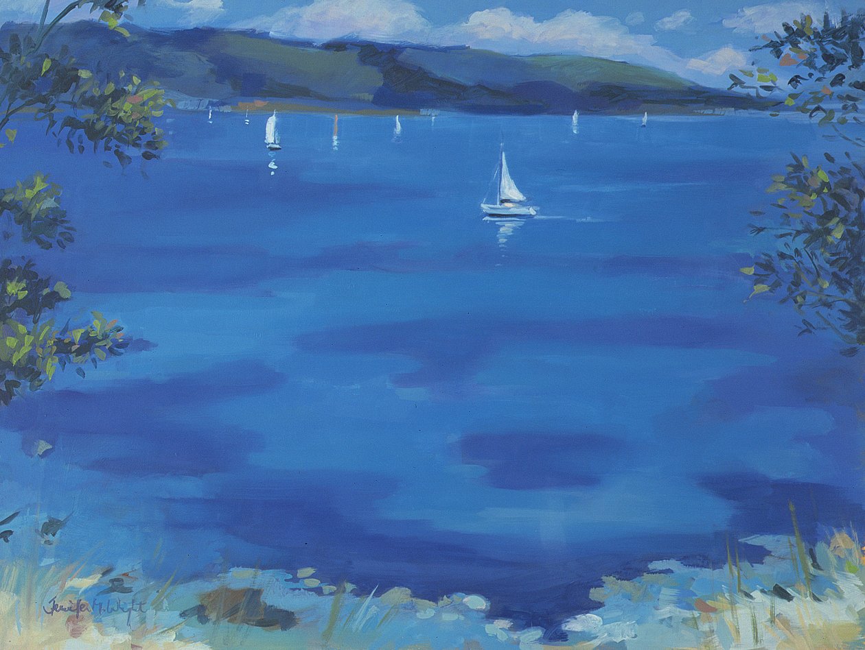 Salcombe - Blue Morning, 2000 tekijältä Jennifer Wright
