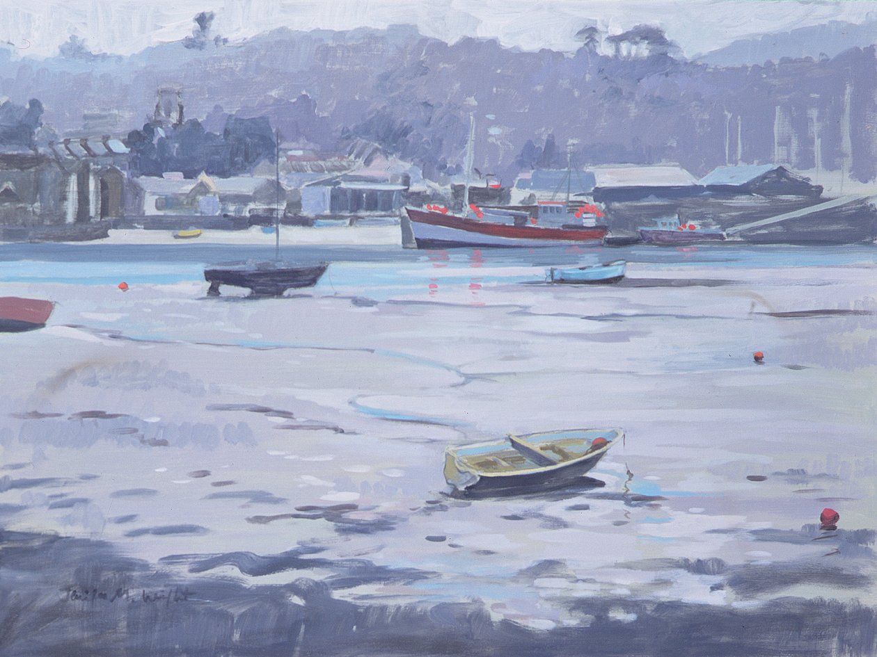 Salcombe - Gray Day - Fisherman