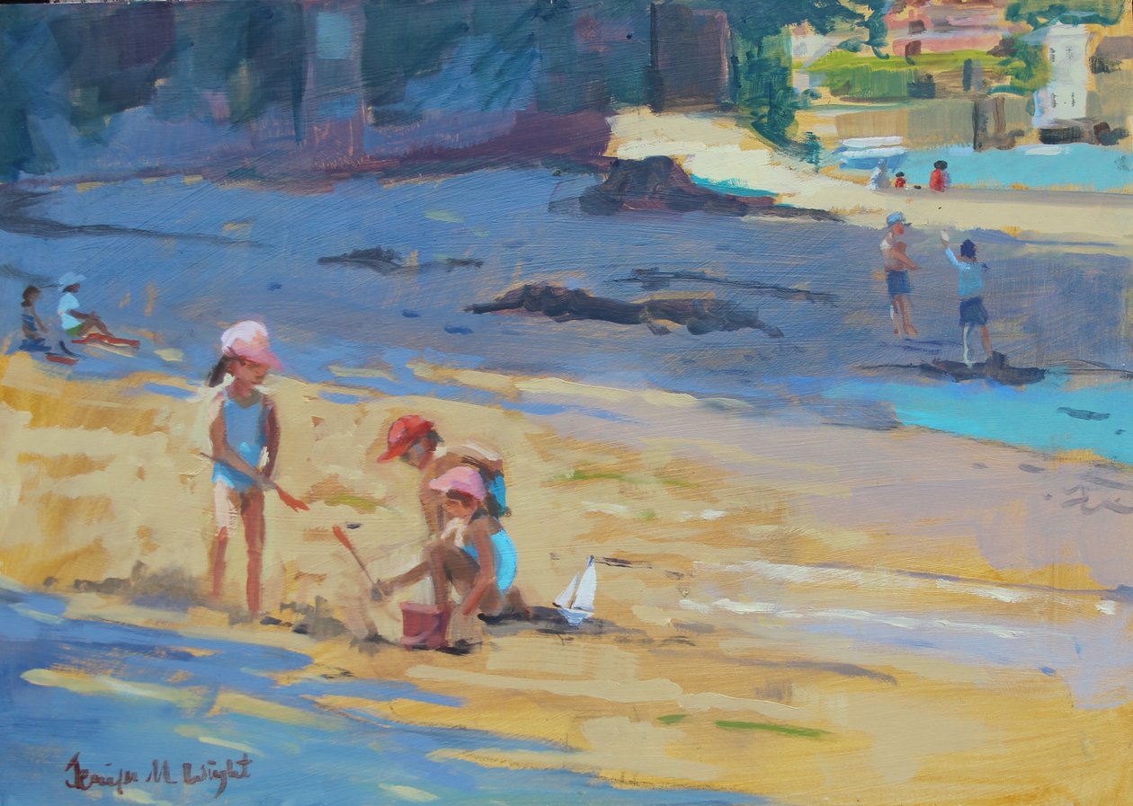 Salcombe Beach, lapset tekijältä Jennifer Wright