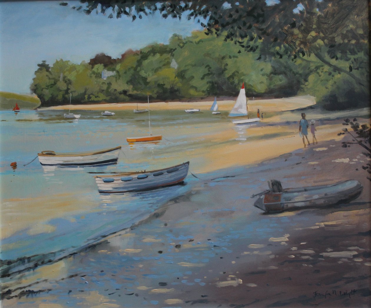 Salcombe Fishermans Cove, Early Light tekijältä Jennifer Wright